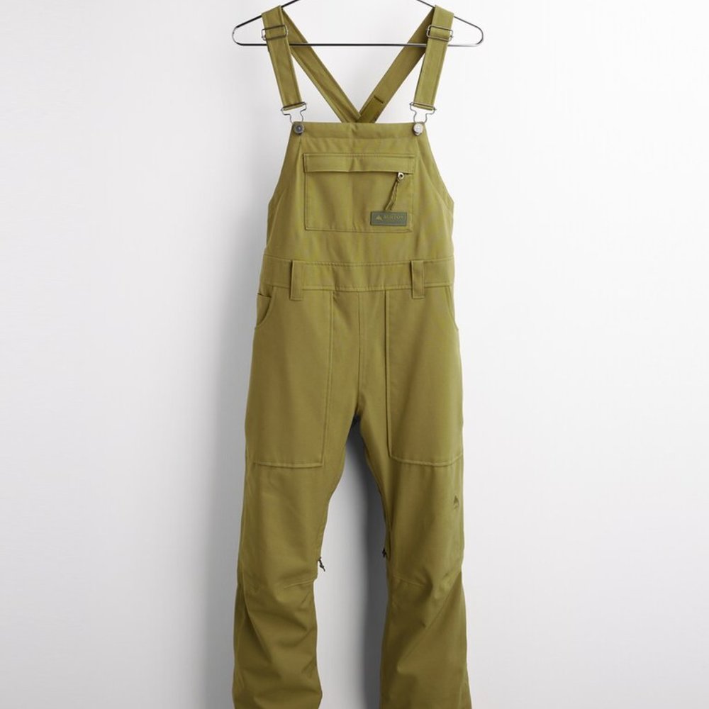 Women's Burton Avalon Bib Pant - Short - Martini Olive Green